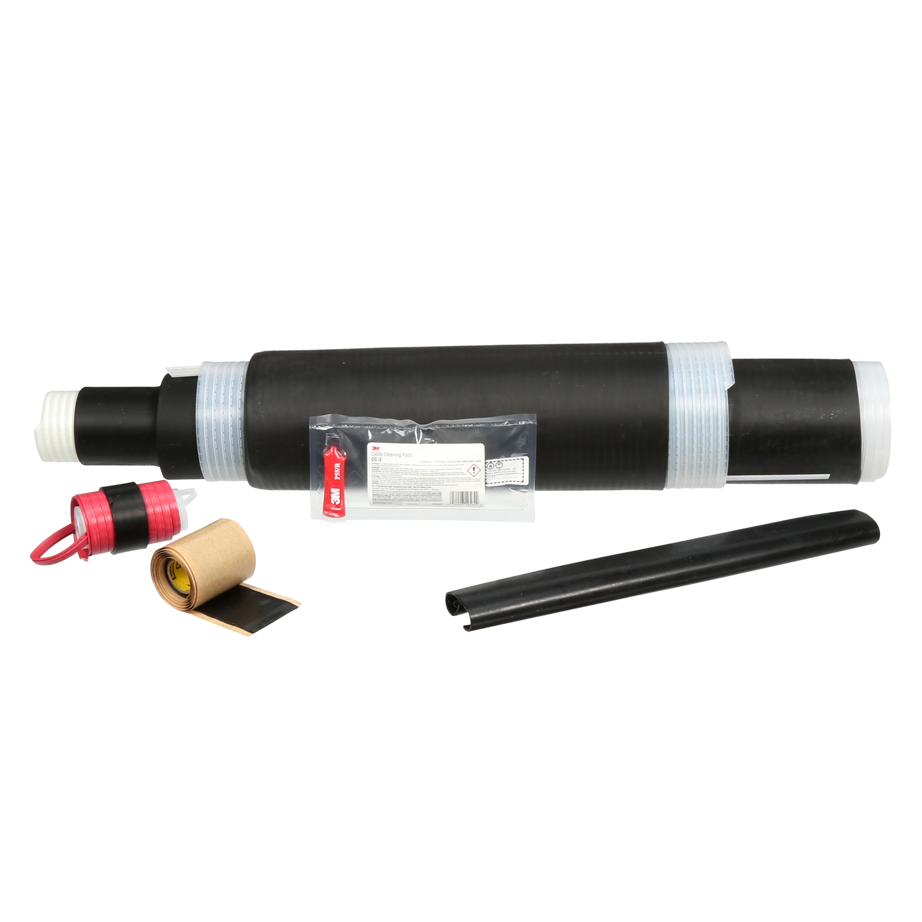 3M Cold Shrink QS-III Splice Kit, 5467A, Concentric Neutral and Jacketed Concentric Neutral Cable, 35 kV, 1.07 - 1.7 in (27.2 - 43.2 mm) O.D., 1/0 AWG - 350 kcmil (60 - 185 mm²)