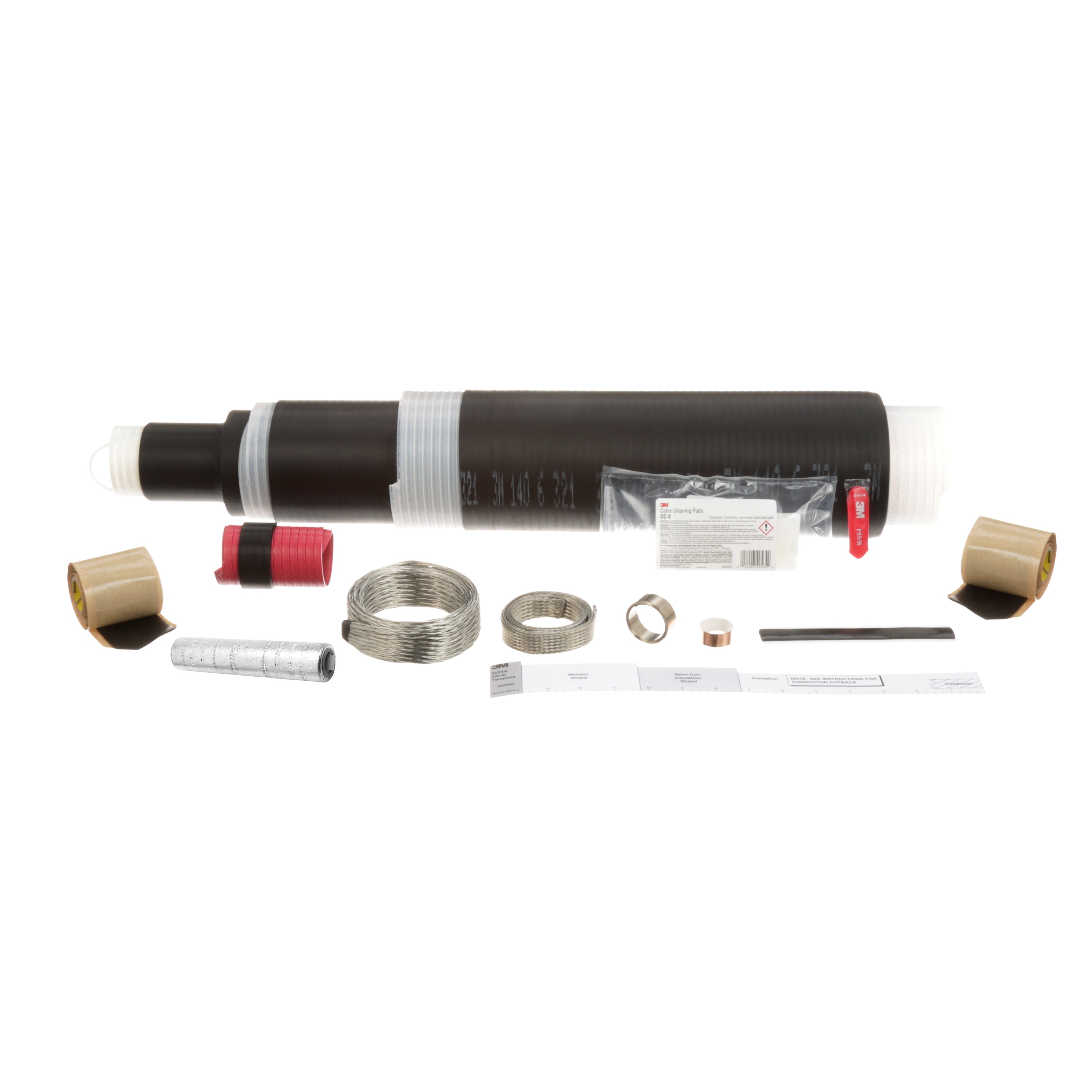 3M Thermorétractable à froid QS-III Ensemble d'épissure 5514A-500-AL Tape Shield, 1/Caisse