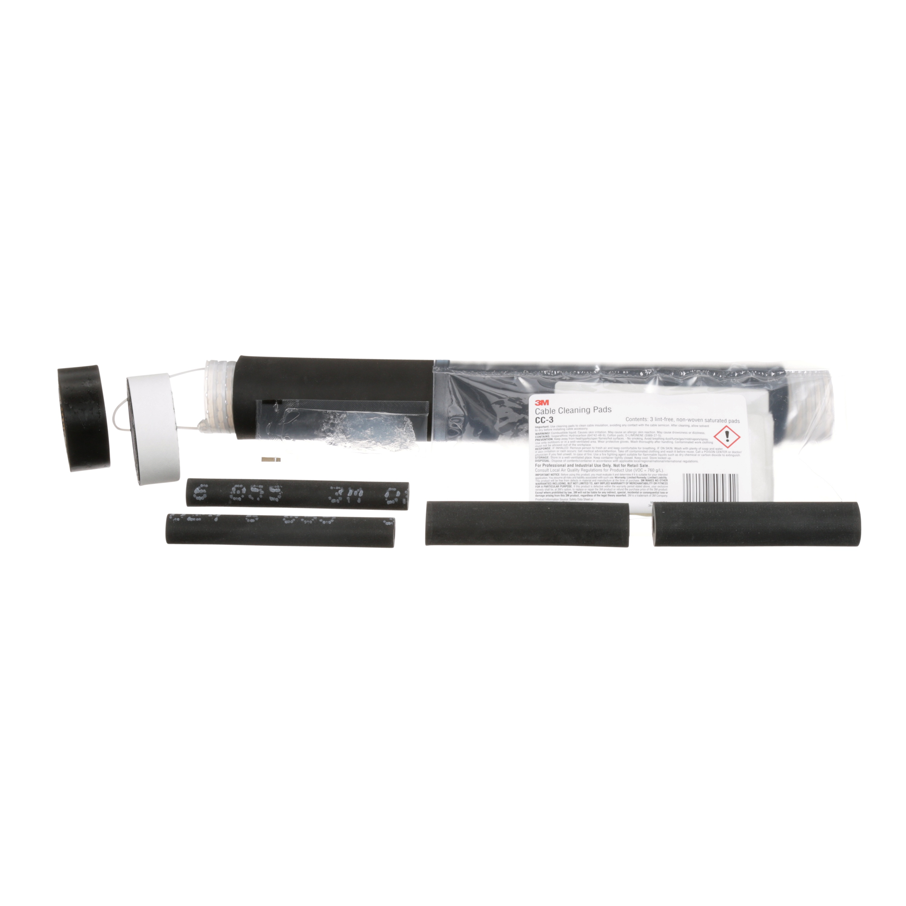Trousse d’épissure en caoutchouc rétractable au froid 5551 3M(MC), 5/8 kV, 6 à 4/0 AWG (cuivre) ou 6 à 3/0 AWG (aluminium)