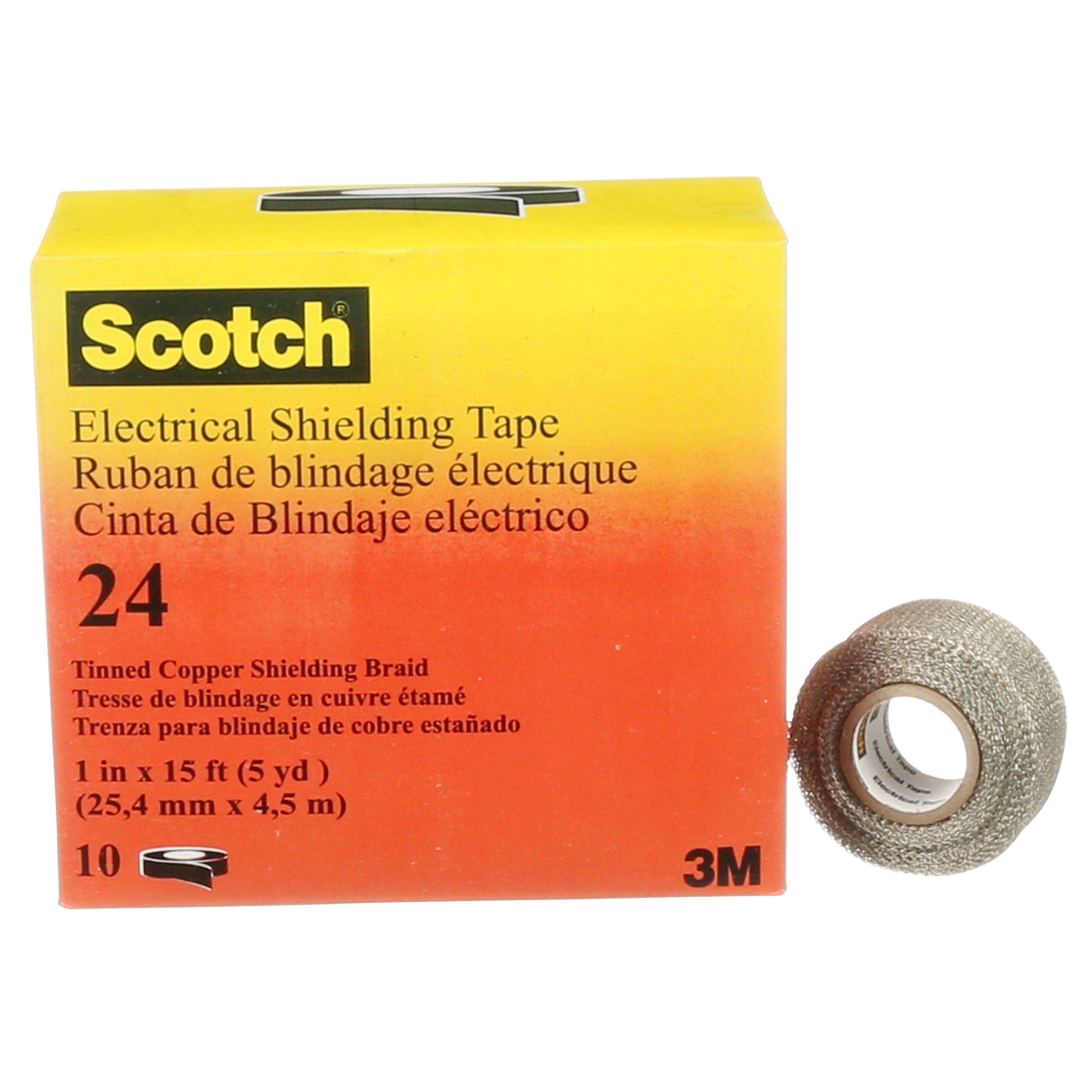 Ruban isolant de blindage 24 Scotch®, 25,4 mm x 4,6 m (1 po x 15 pi)