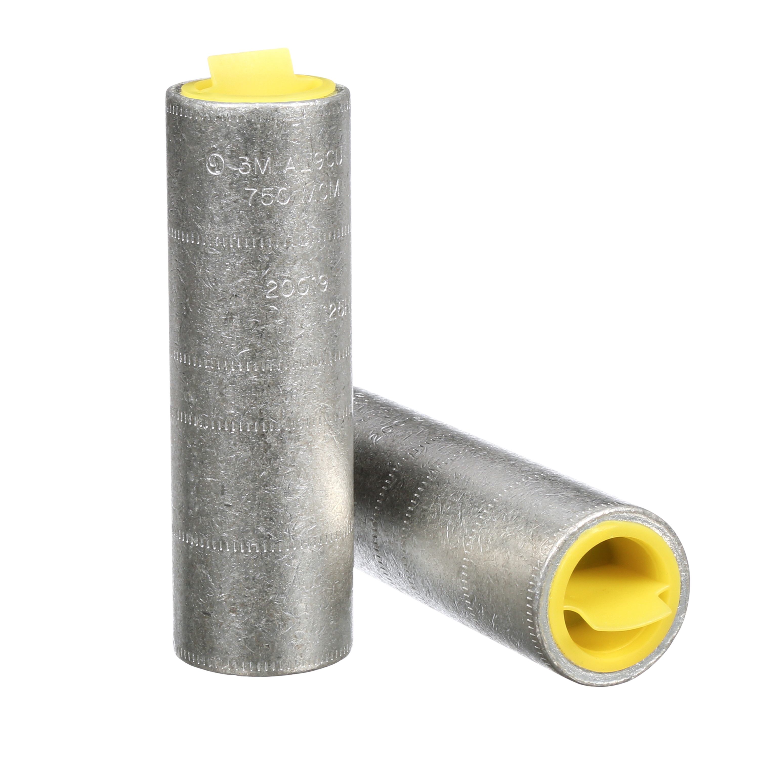 3M Scotchlok™ Aluminium Standard Barrel Connecteur, 20019, up to 35 kV, 750 kcmil, yellow