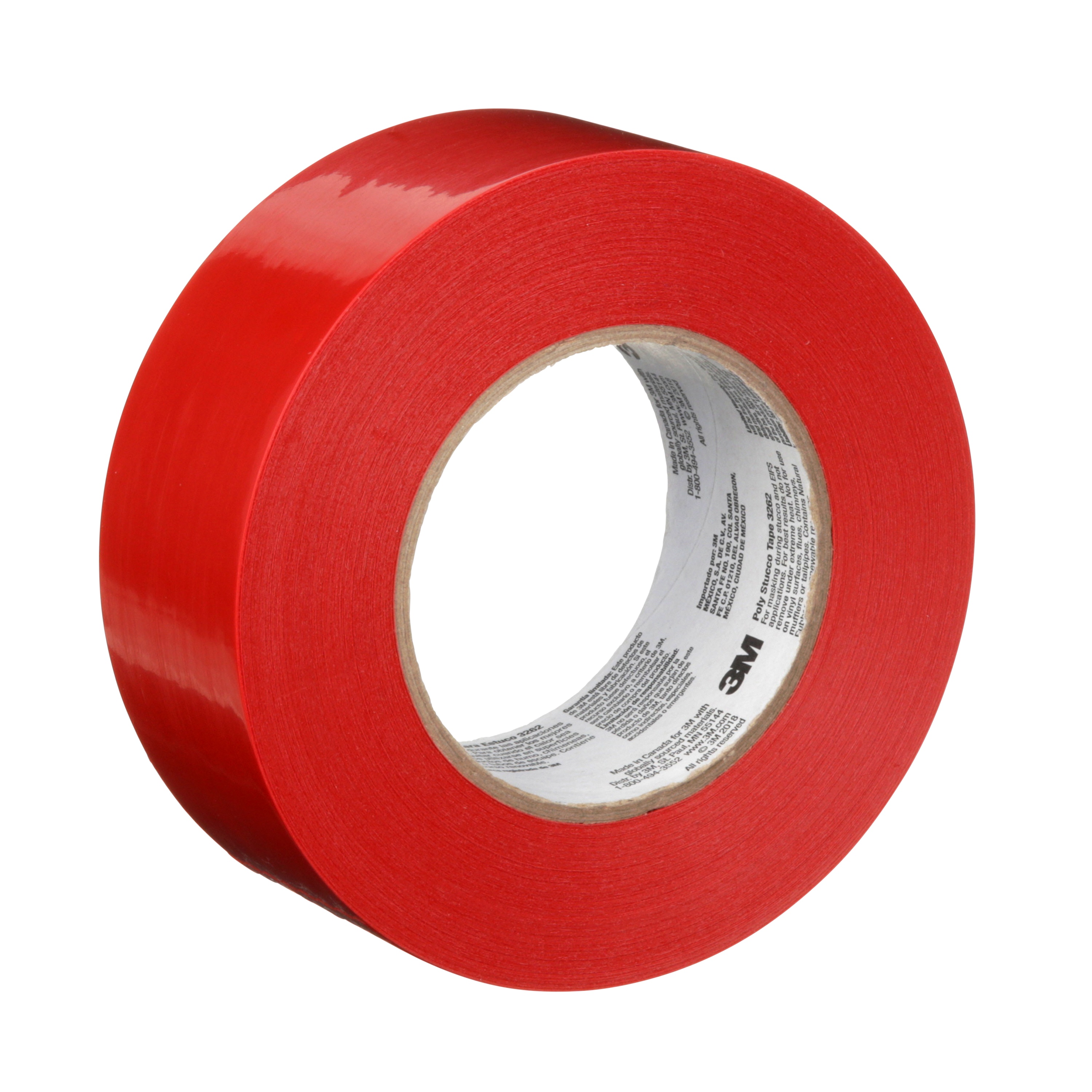 Ruban à stuc 3M(MC) 3262, 48 mm x 54,8 m (1,88 po x 60 vg), 12 rouleaux/caisse