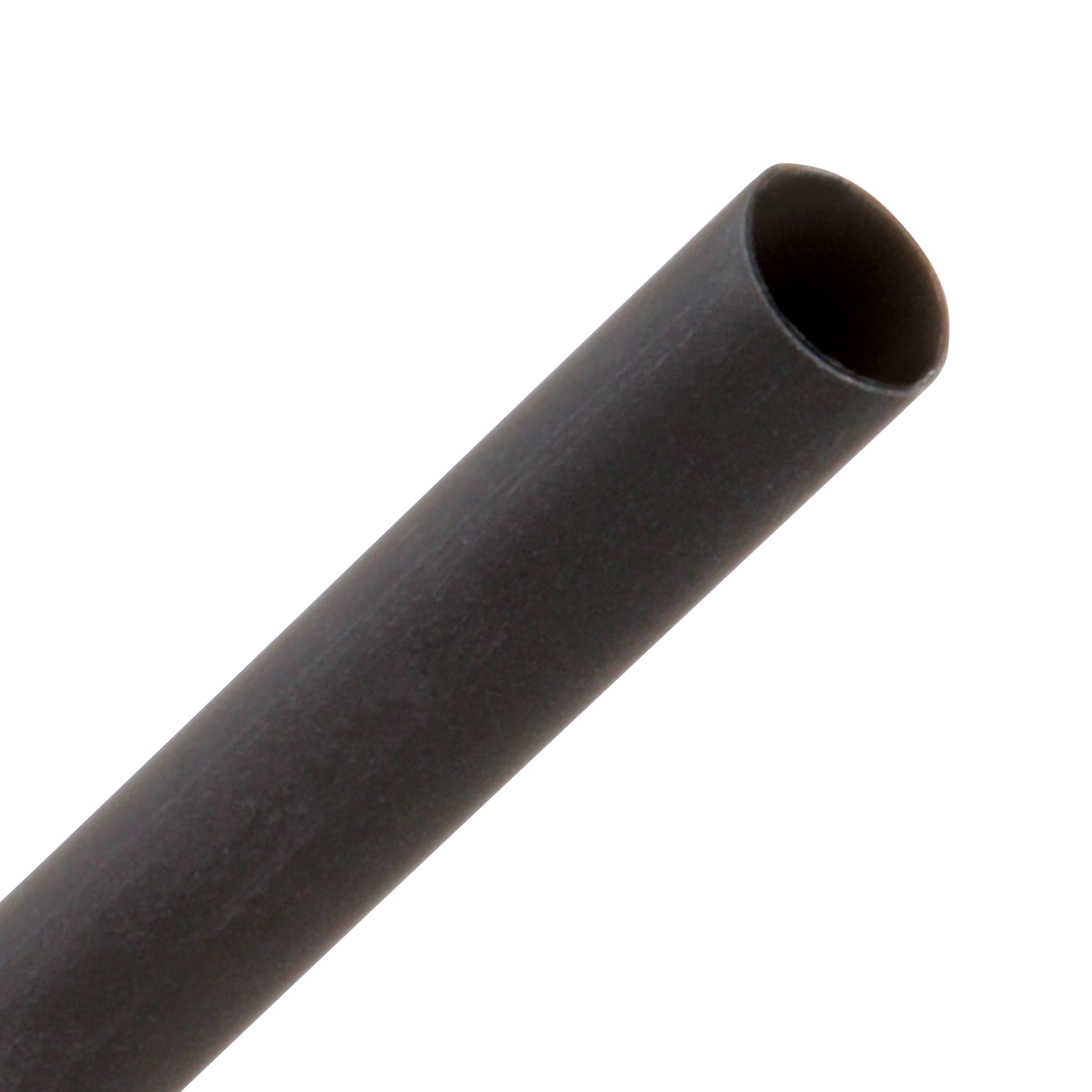 3M Heat Shrink Thin-Wall Flexible Polyolefin Adhesive-Lined Tubing, EPS-300, black, 1/4 in x 48 in (0.64 cm x 121.92 cm)