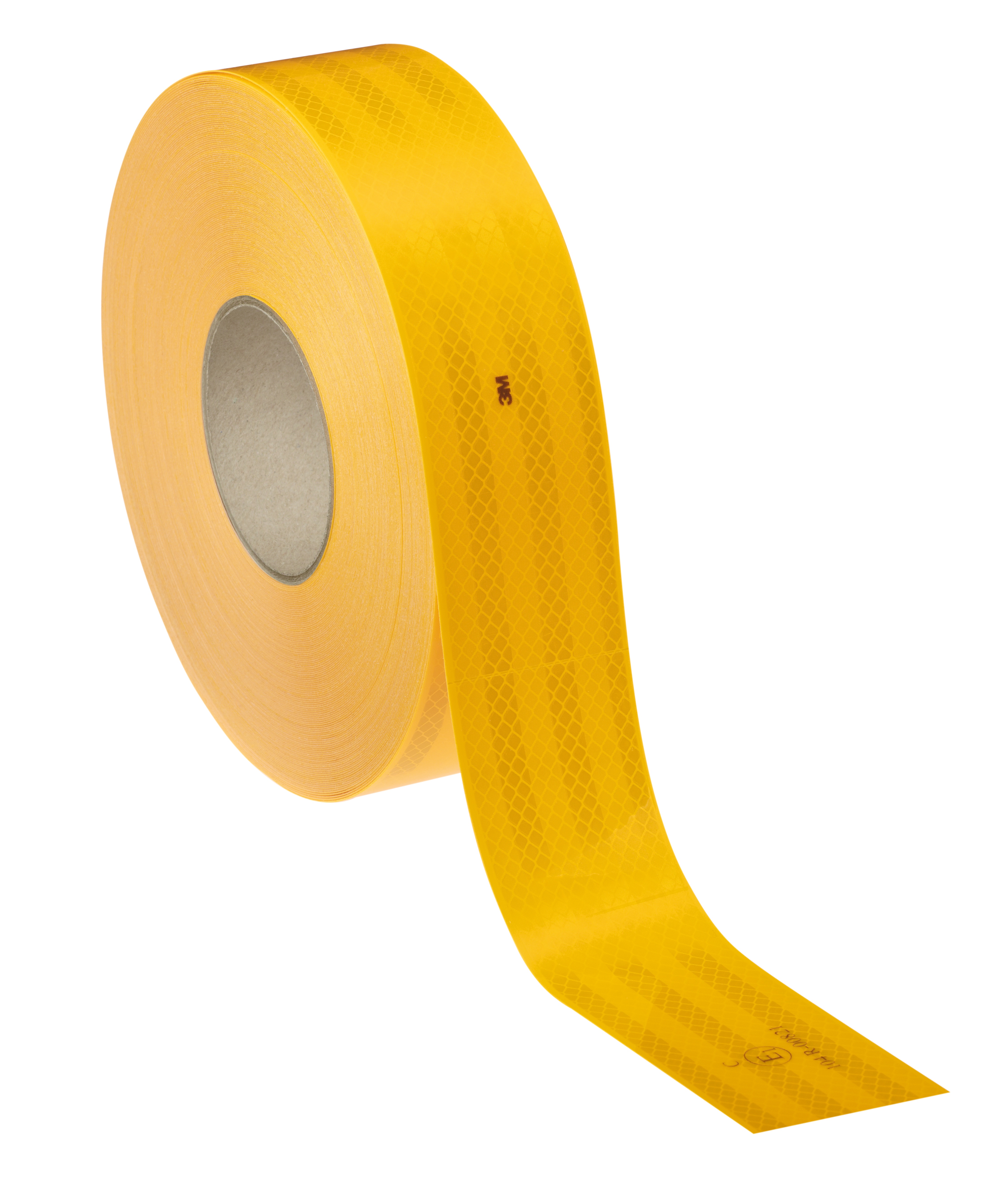 Marquages à grande visibilité Diamond Grade(MC) 3M(MC), 983-21 HC, bords scellés, jaune fluorescent, 48 po x 49 po
