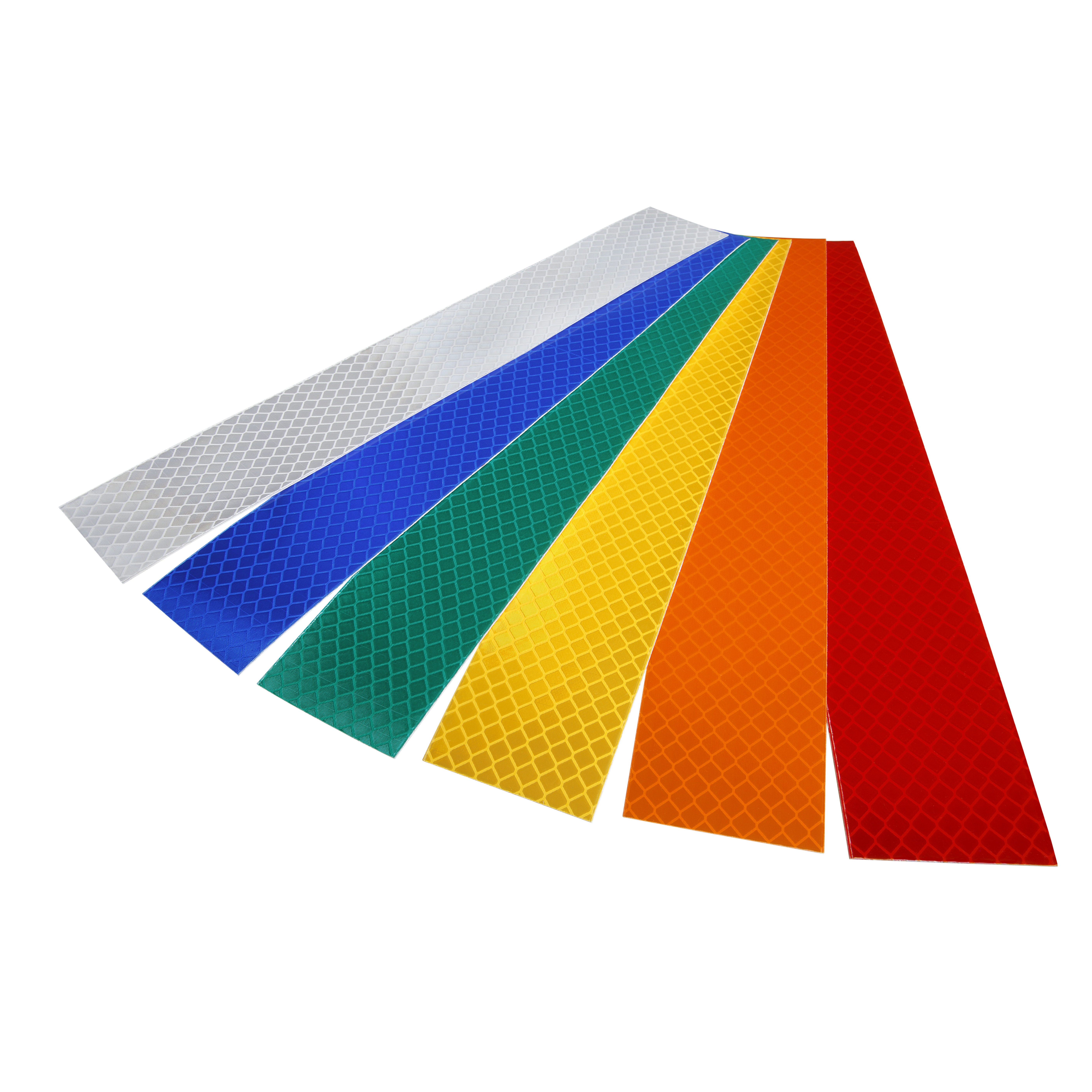 Marquages à lentilles prismatiques souples Diamond Grade(MC) 3M(MC), 973-72NL, rouge, 6 po x 50 vg