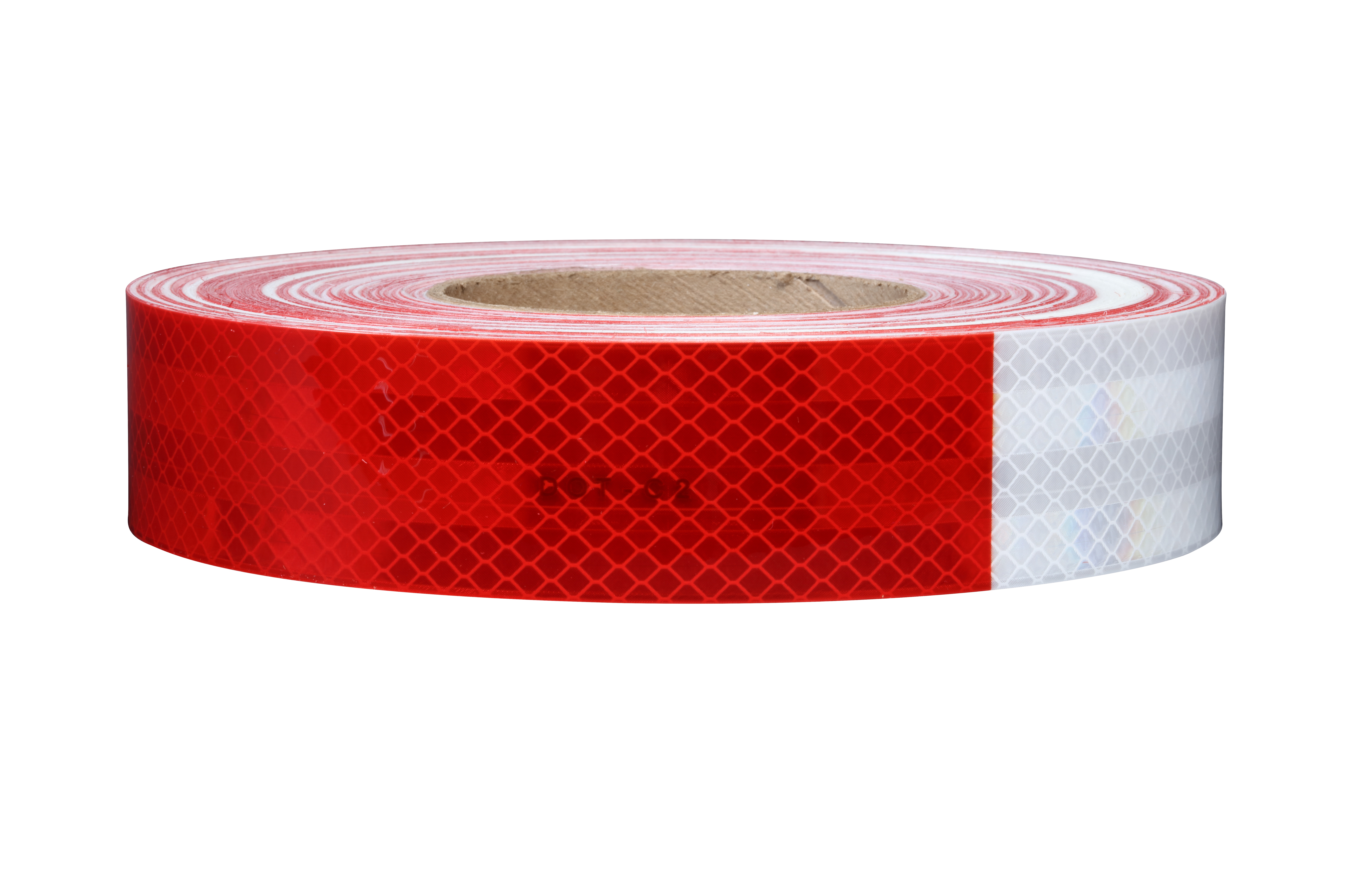 3M Diamond Grade™ Truck Conspicuity Markings, 983-326, pre-cut, red/white, 2 in x 12 in, 100 per pack