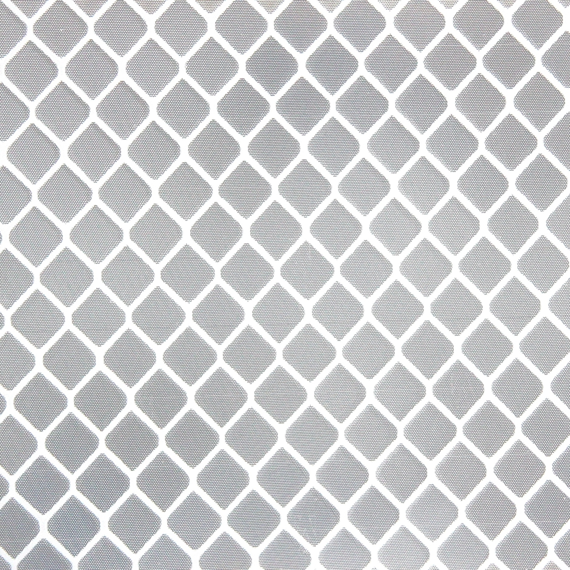 Marquages à grande visibilité à lentilles prismatiques souples Diamond Grade(MC) 3M(MC), 973-10NL, sans logo, blancs, 48 po x 50 v