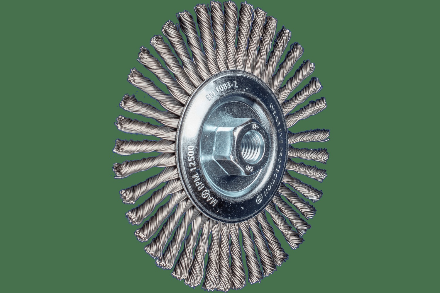 PFERD TOOLS PSF Brosse circulaire Stringer Bead 6" Diam. .020 Acier au carbone 5/8-11" Filetage
