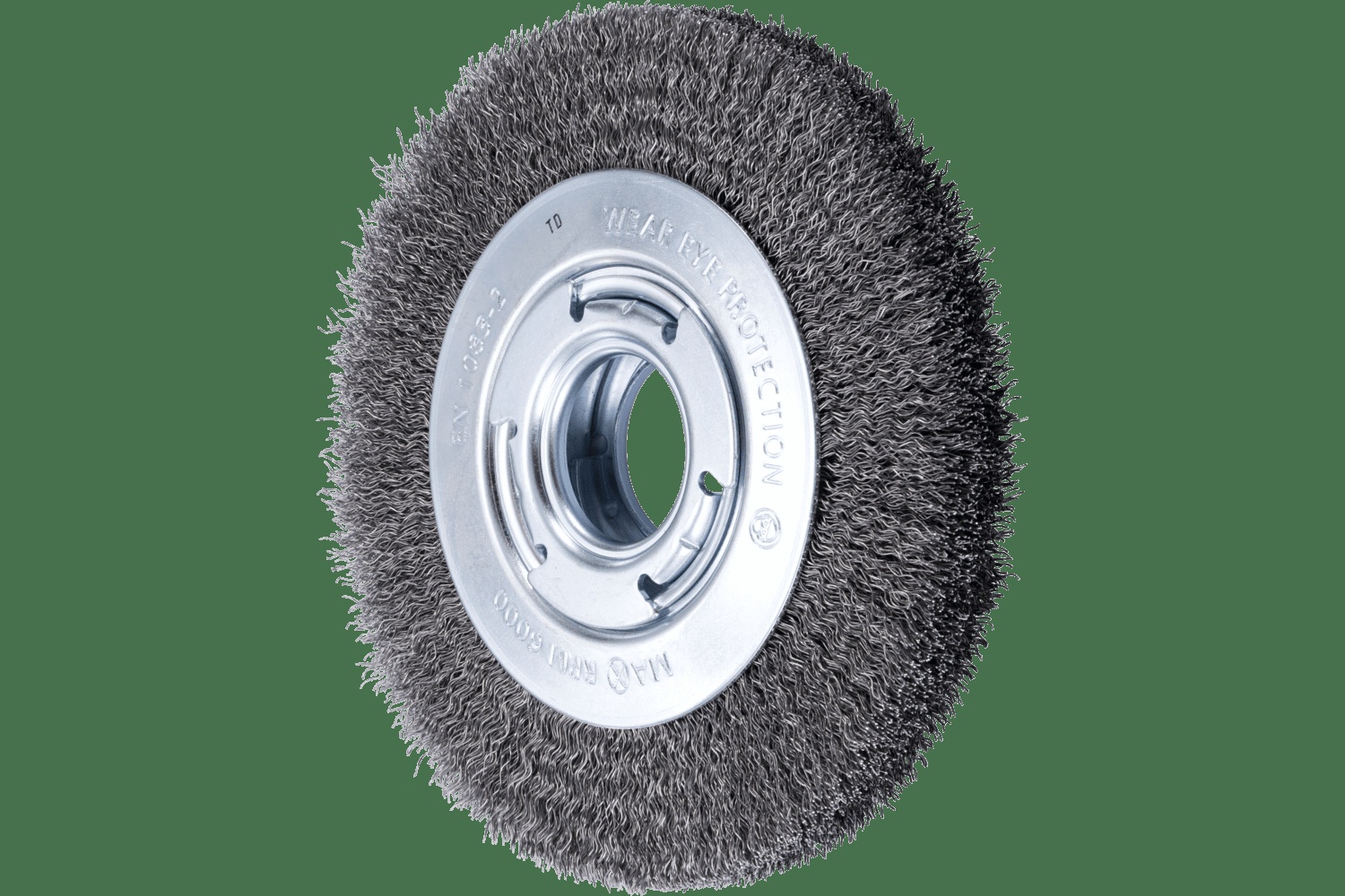 PFERD TOOLS Brosse circulaire à fils ondulés PSF 6" .014 Acier au carbone 1-1/4" Alésage