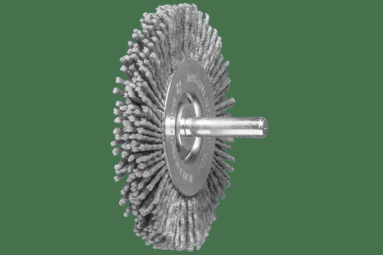 PFERD TOOLS Brosse circulaire sur tige M-BRAD PSF 3" Diam. .040/120 Grain Carbure de silicium 1/4" tige