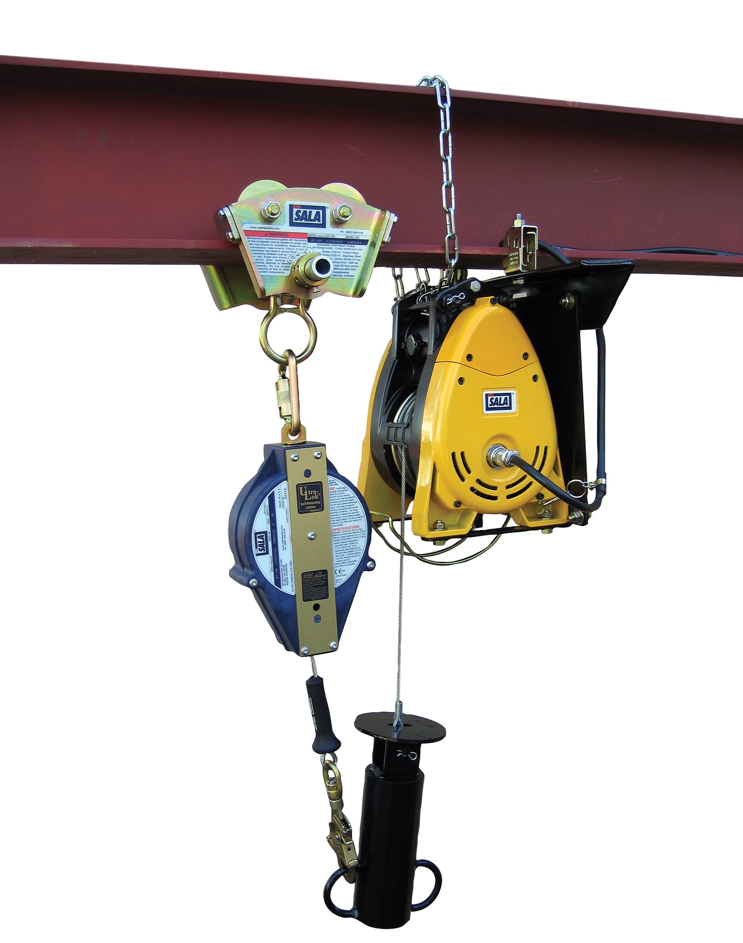 Câble stabilisateur électrique à distance DBI-SALA® 3M(MC), 8102101, noir, jaune