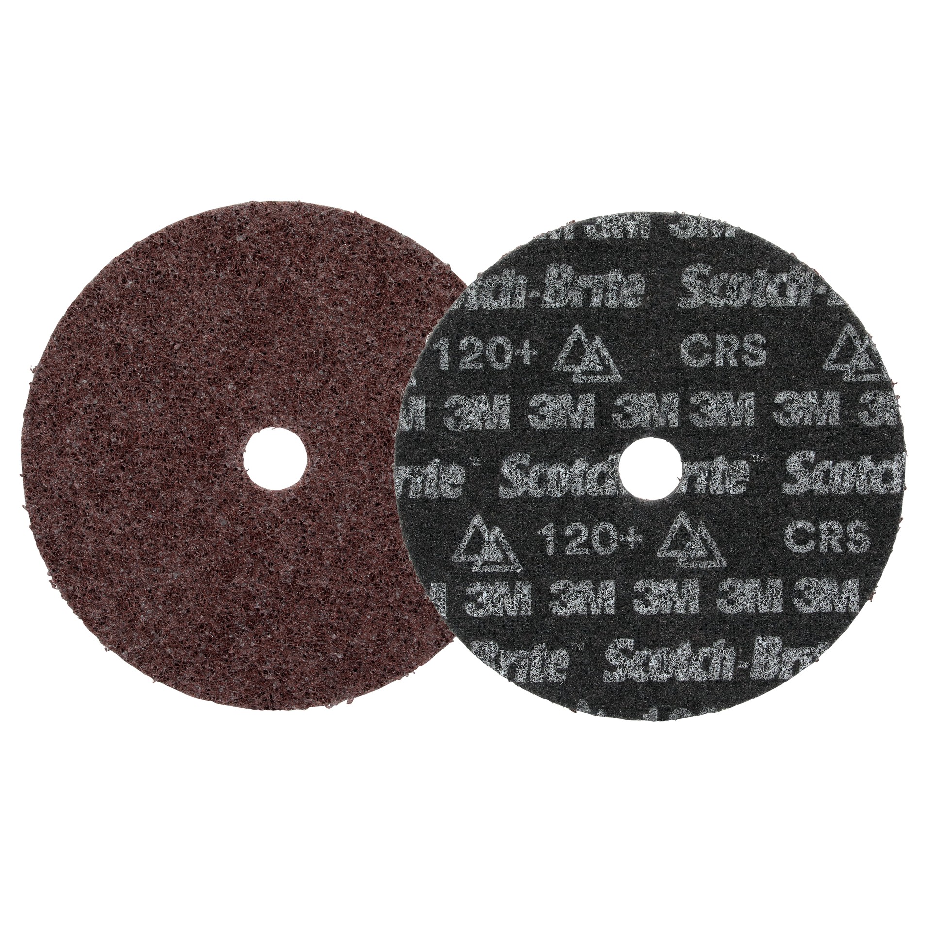 Scotch-Brite™ Precision Heavy Duty Surface Conditioning Disc, HD-DH, Coarse 120+, 7 in x 7/8 in (177.8 mm x 22.23 mm), 25 ea/Case