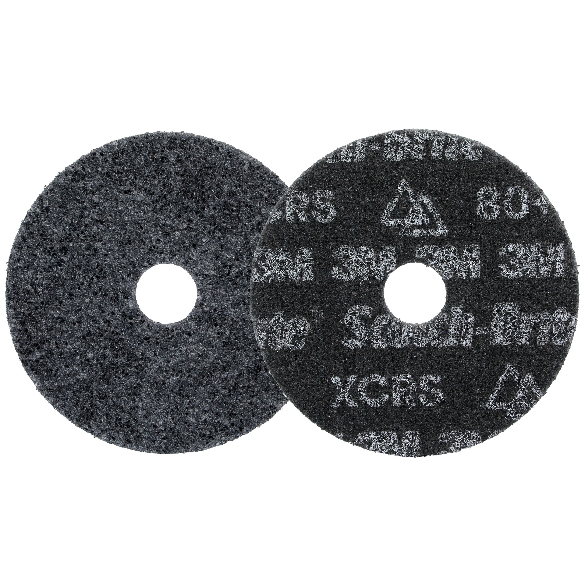 Scotch-Brite™ Precision Heavy Duty Surface Conditioning Disc, HD-DH, Extra Coarse 80+, 4-1/2 in x 7/8 in (114.3 mm x 22.23 mm), 50 ea/Case