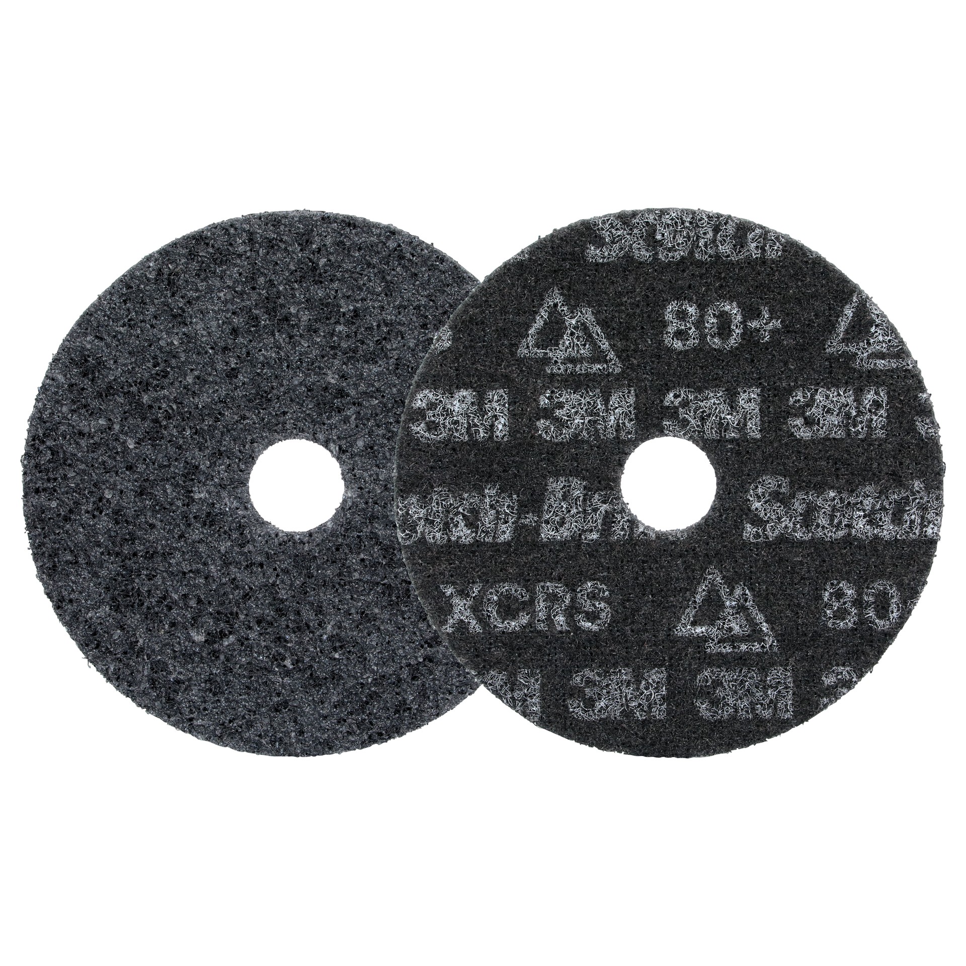 Scotch-Brite™ Precision Heavy Duty Surface Conditioning Disc, HD-DH, Extra Coarse 80+, 5 in x 7/8 in (127 mm x 22.23 mm), 50 ea/Case