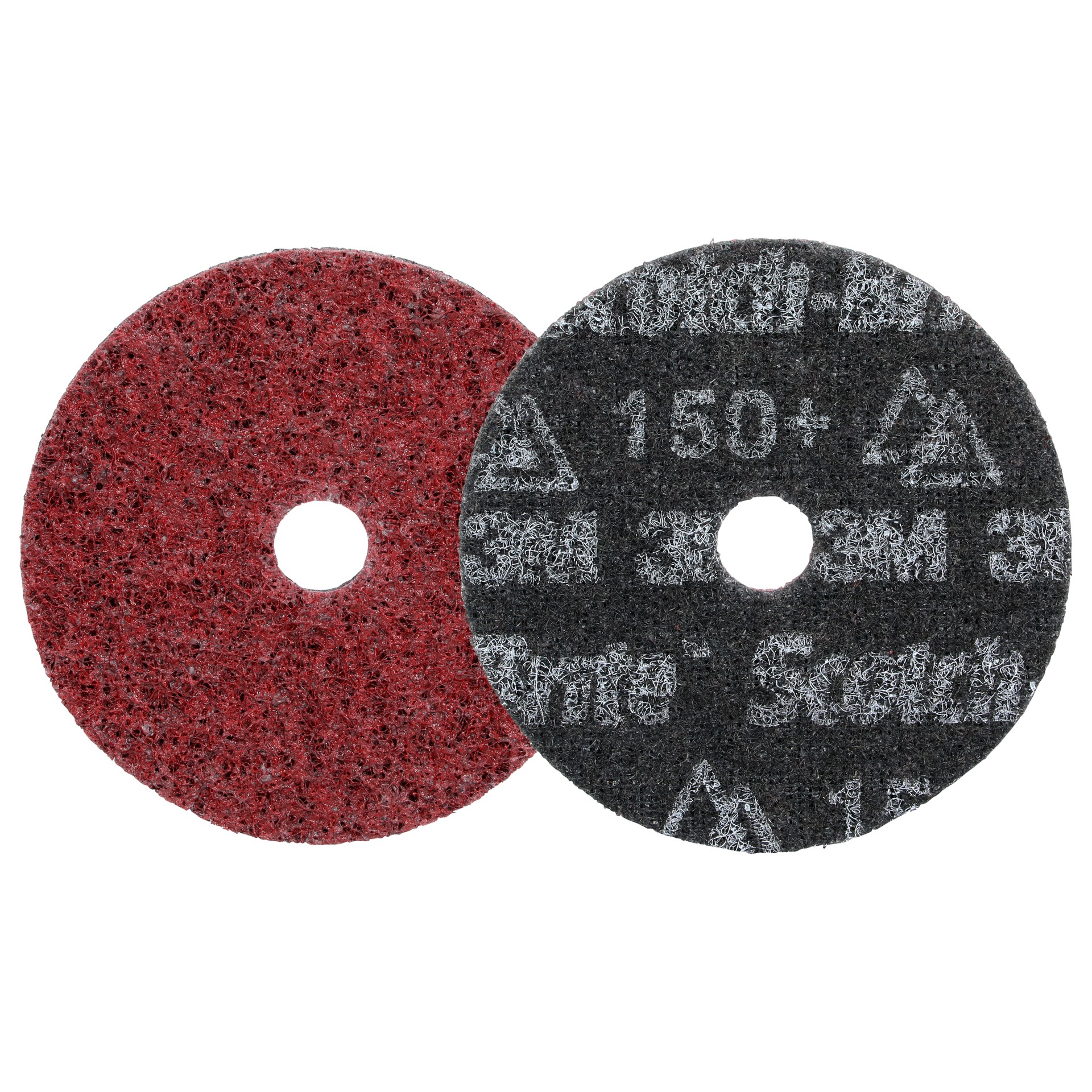 Scotch-Brite™ Precision Heavy Duty Surface Conditioning Disc, HD-DH, Medium 150+, 4 in x 5/8 in (101.6 mm x 15.875 mm), 100 ea/Case