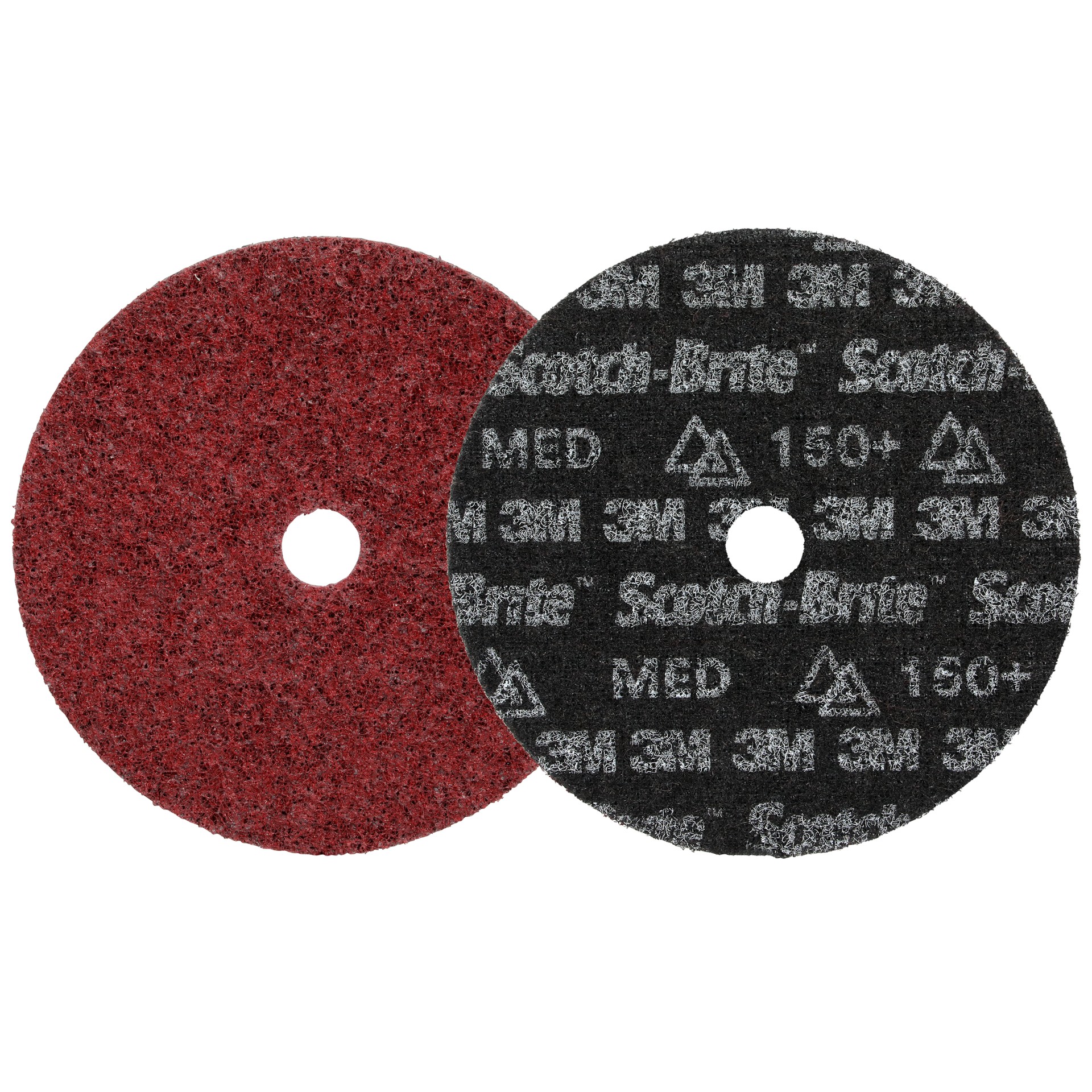 Scotch-Brite™ Precision Heavy Duty Surface Conditioning Disc, HD-DH, Medium 150+, 7 in x 7/8 in (177.8 mm x 22.23 mm), 25 ea/Case