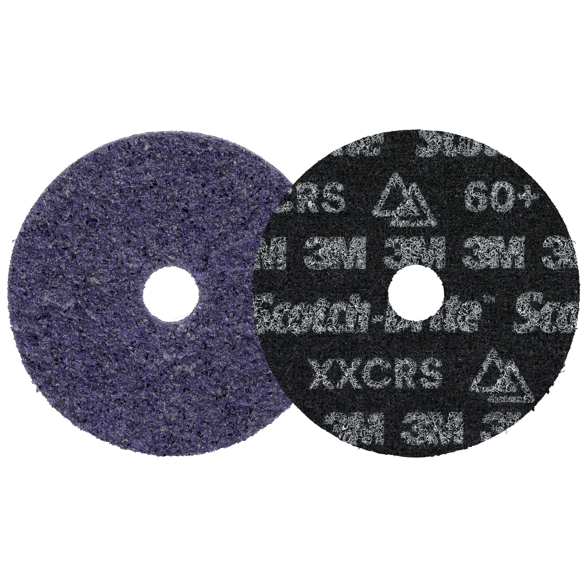 Scotch-Brite™ Precision Heavy Duty Surface Conditioning Disc, HD-DH, X-Extra Coarse 60+, 5 in x 7/8 in (127 mm x 22.23 mm), 50 ea/Case