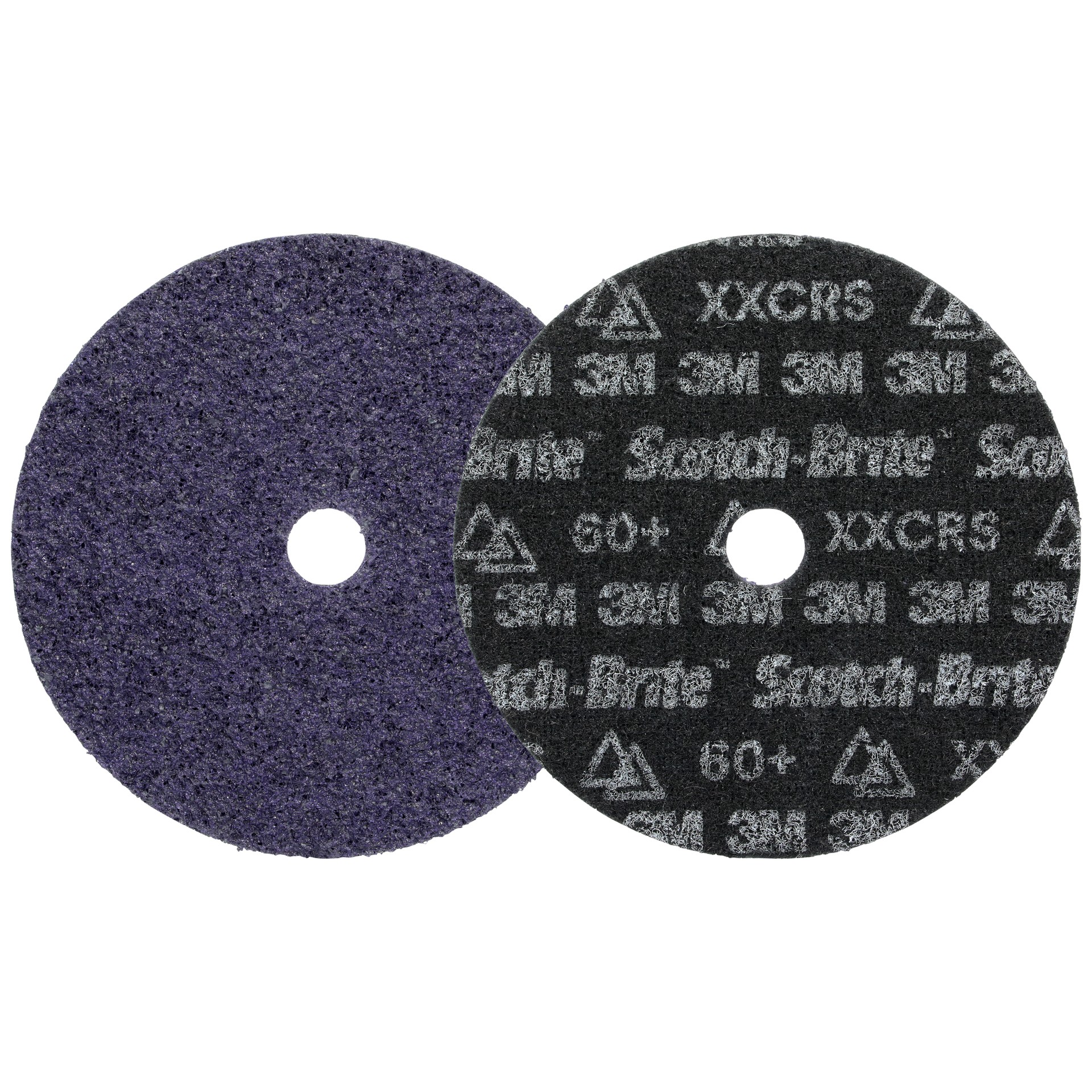 Scotch-Brite™ Precision Heavy Duty Surface Conditioning Disc, HD-DH, X-Extra Coarse 60+, 7 in x 7/8 in (177.8 mm x 22.23 mm), 25 ea/Case