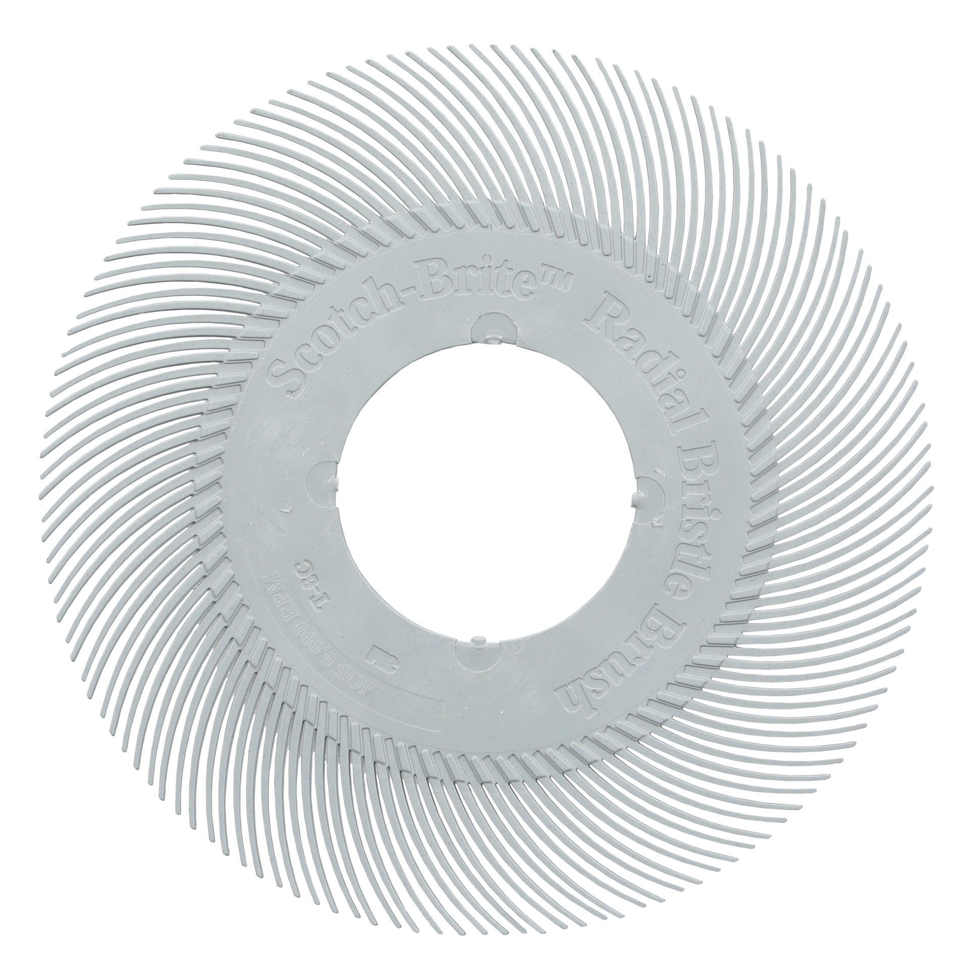 Scotch-Brite™ Precision Radial Bristle Brush, PN-RB, 120+, 193.675 mm (7-5/8 in), Type C, without Adapter, 70 ea/Case