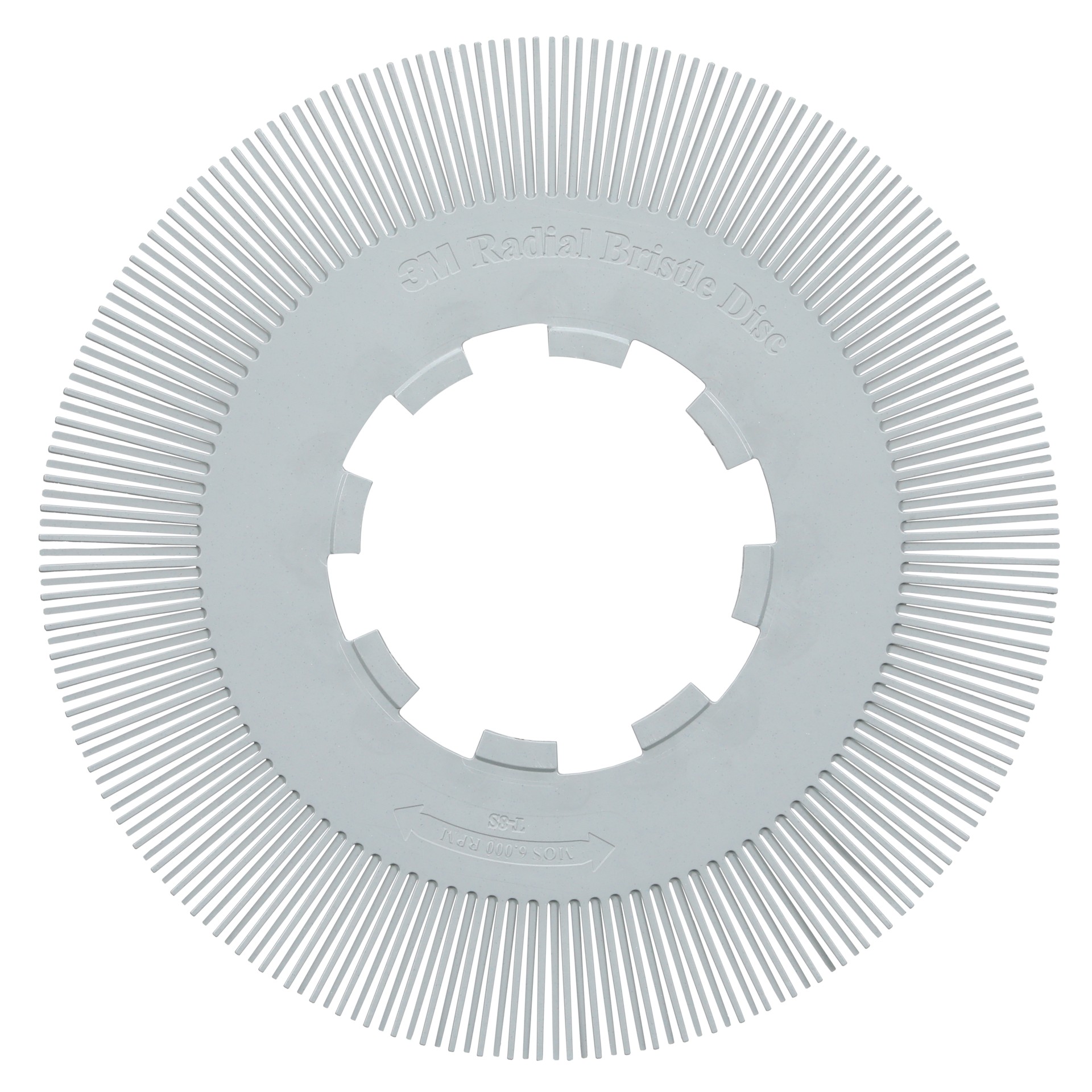Scotch-Brite™ Precision Radial Bristle Brush, PN-RB, 120+, 203.2 mm (8 in), Type S, without Adapter, 70 ea/Case