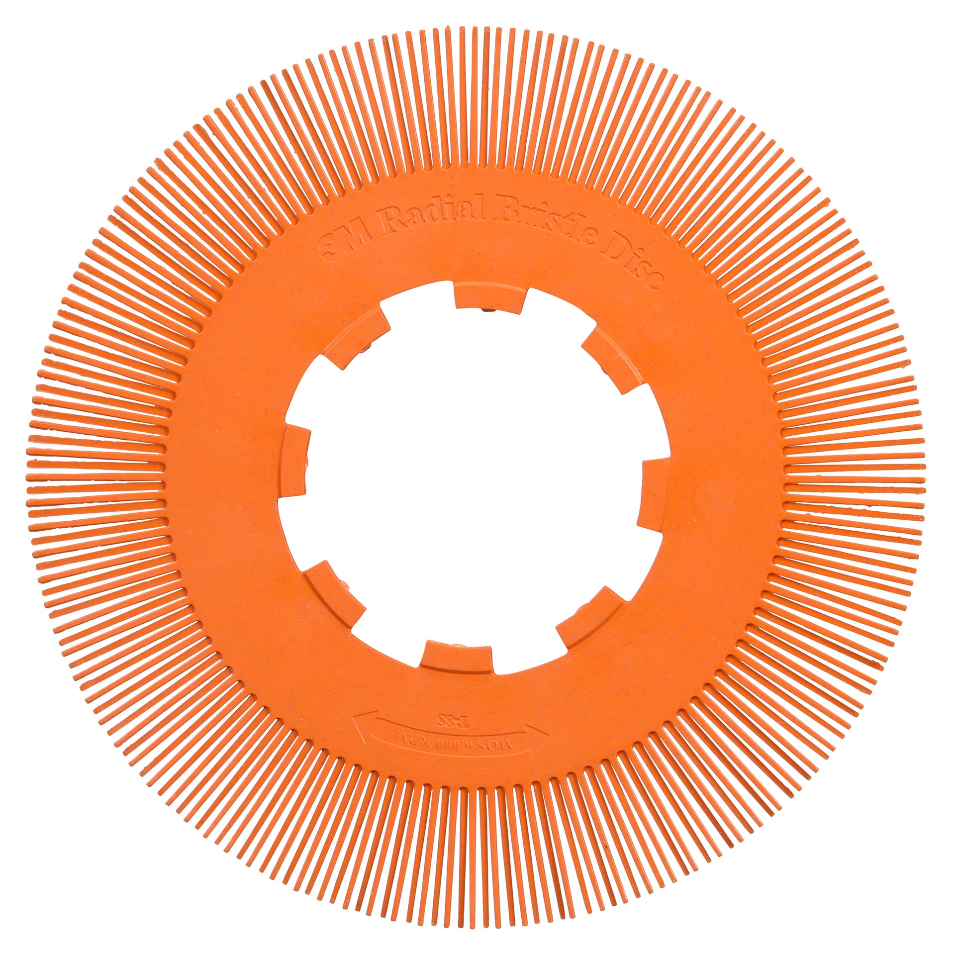 Scotch-Brite™ Precision Radial Bristle Brush, PN-RB, 80+, 203.2 mm (8 in), Type S, without Adapter, 70 ea/Case