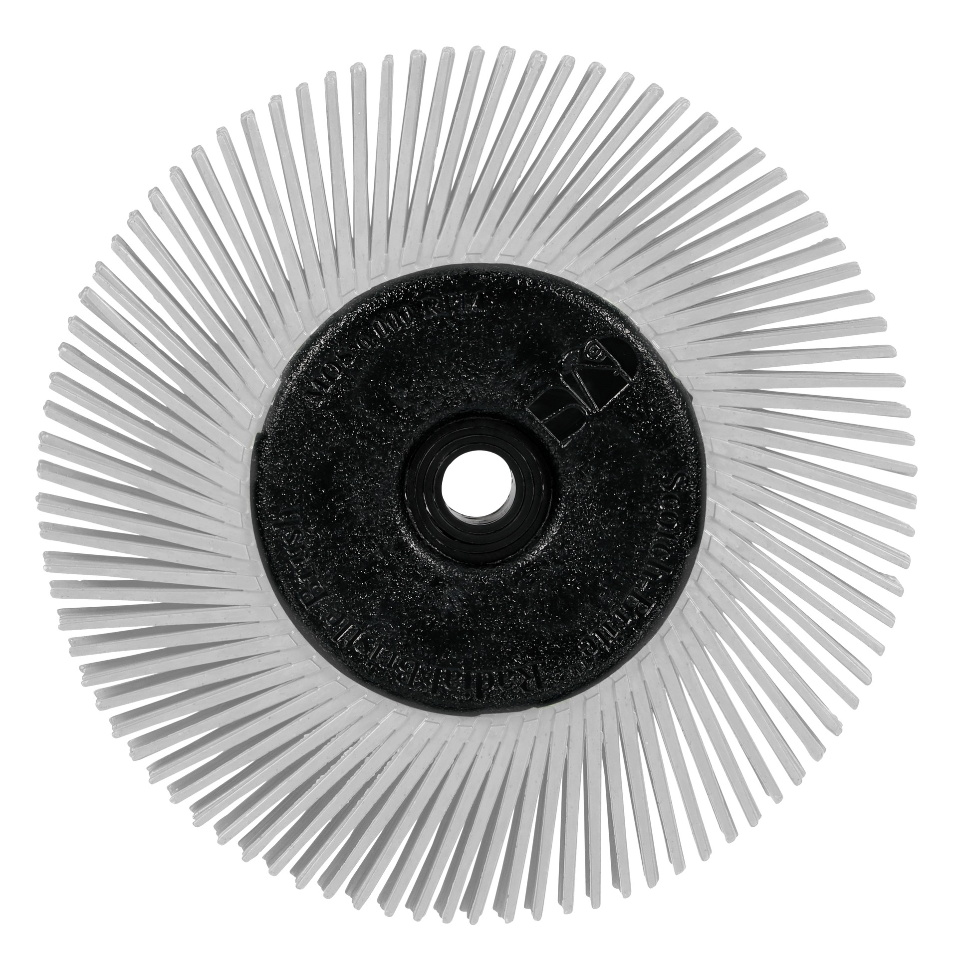 Scotch-Brite™ Precision Radial Bristle Brush, PN-RB, 120+, 152.4 mm x 12.7 mm x 25.4 mm (6x1/2x1in) Type A w/Adapter, 5 ea/Case