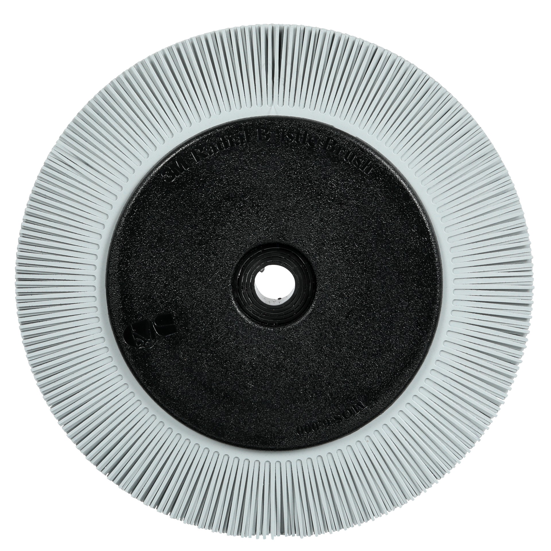 Scotch-Brite™ Precision Radial Bristle Brush, PN-RB, 120+, 203.2 mm x 25.4 mm x 31.75 mm (8x1x1-1/4in) Type S w/Flange, 2 ea/Case