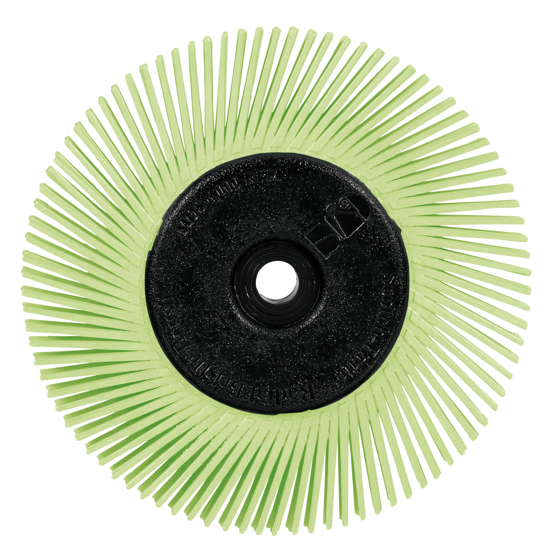 Scotch-Brite™ Precision Radial Bristle Brush, PN-RB, 50+, 152.4 mm x 12.7 mm x 25.4 mm (6inx1/2inx1in) Type A w/Adapter, 5 ea/Case