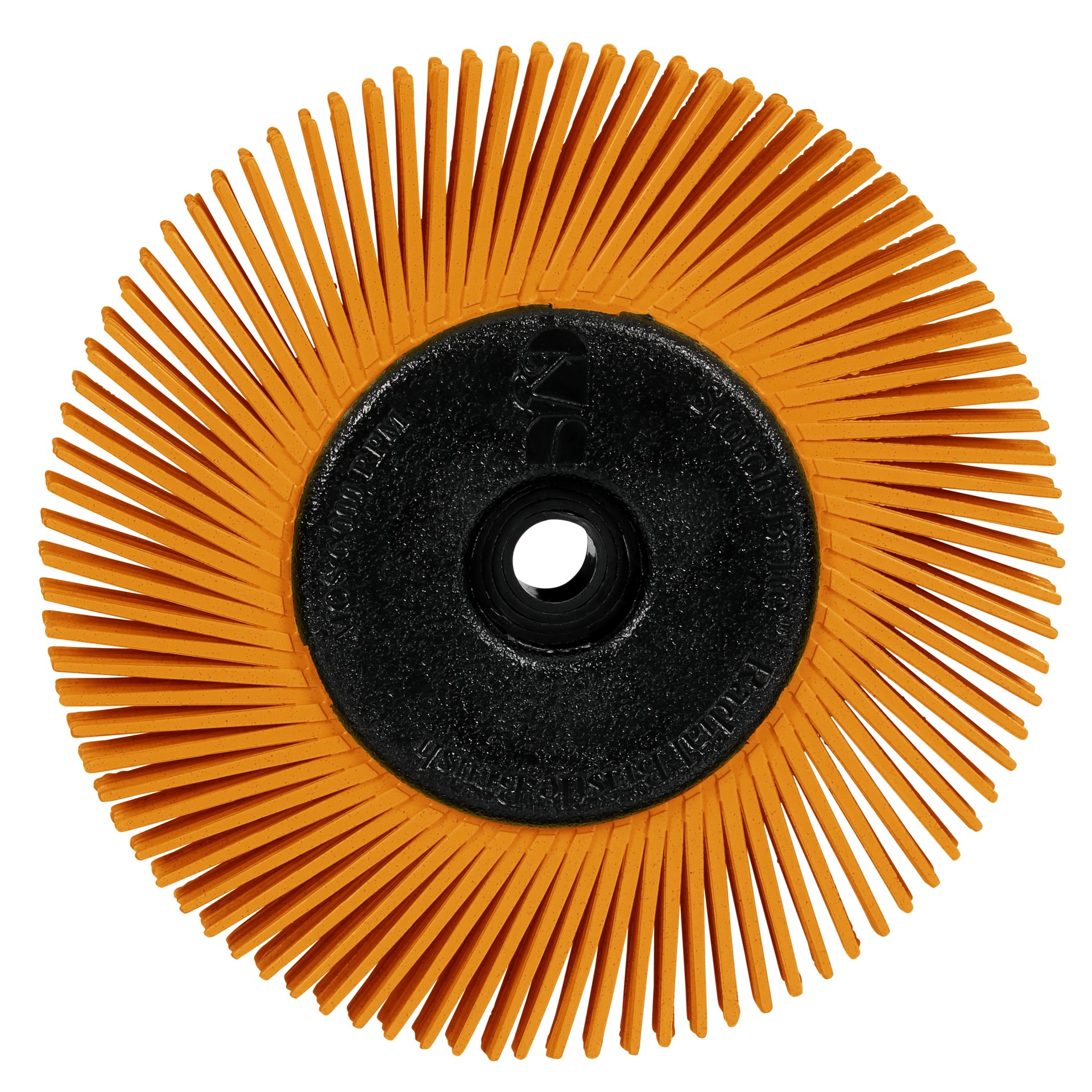 Scotch-Brite™ Precision Radial Bristle Brush, PN-RB, 80+, 152.4 mm x 12.7 mm x 25.4 mm (6inx1/2inx1in) Type A w/Adapter, 5 ea/Case
