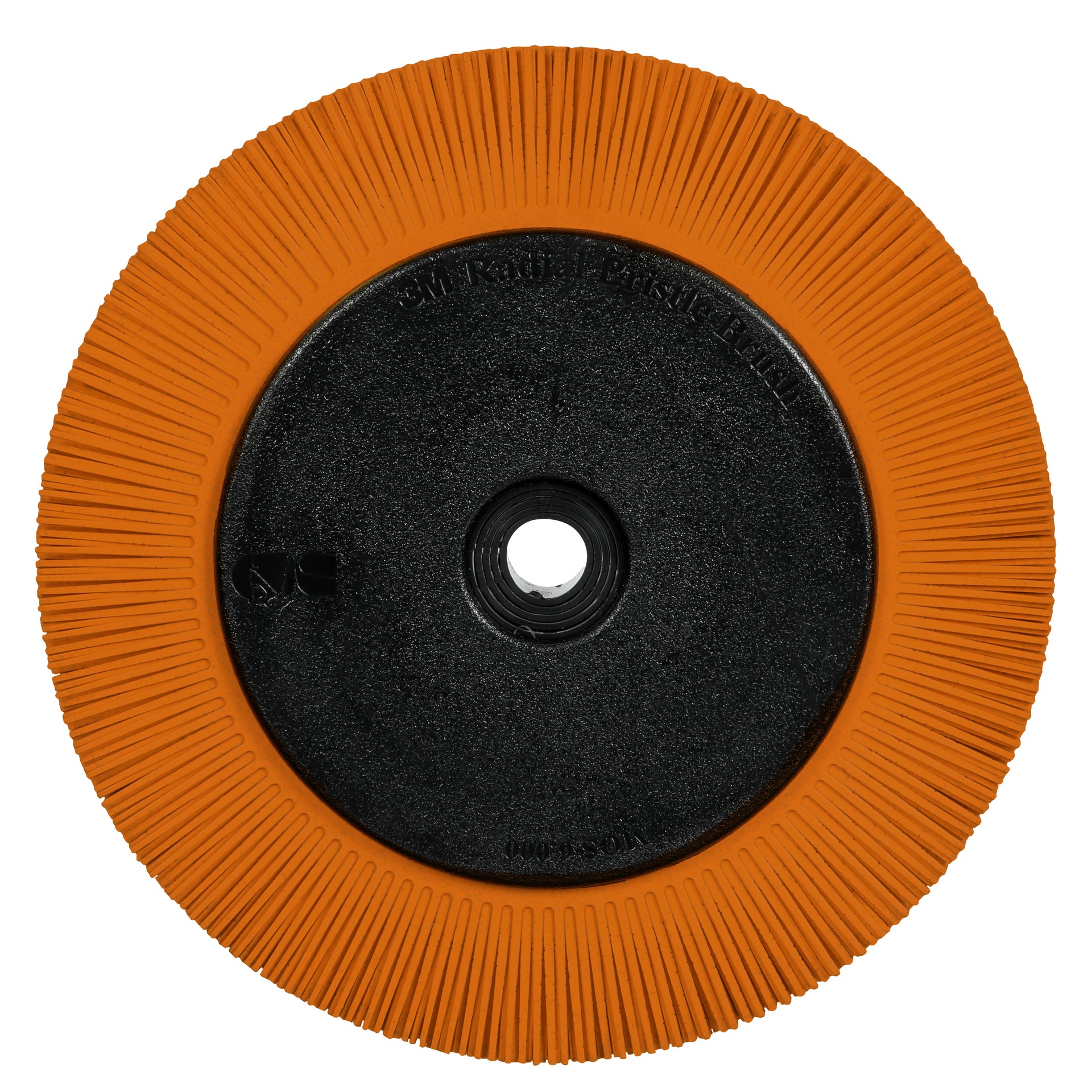 Scotch-Brite™ Precision Radial Bristle Brush, PN-RB, 80+, 203.2 mm x 25.4 mm x 31.75 mm (8x1x1-1/4in) Type S w/Flange, 2 ea/Case