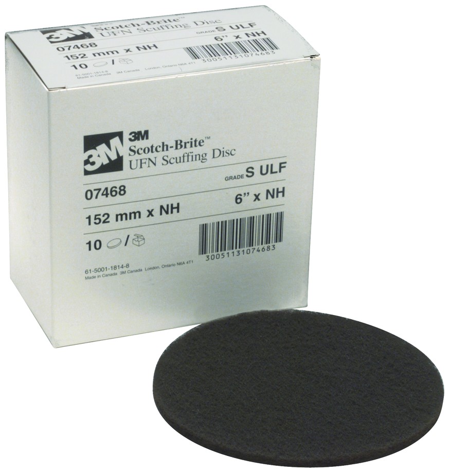 Disque de grattage Scotch-Brite™, ULF, 6 po x NH (15,24 cm x NH)