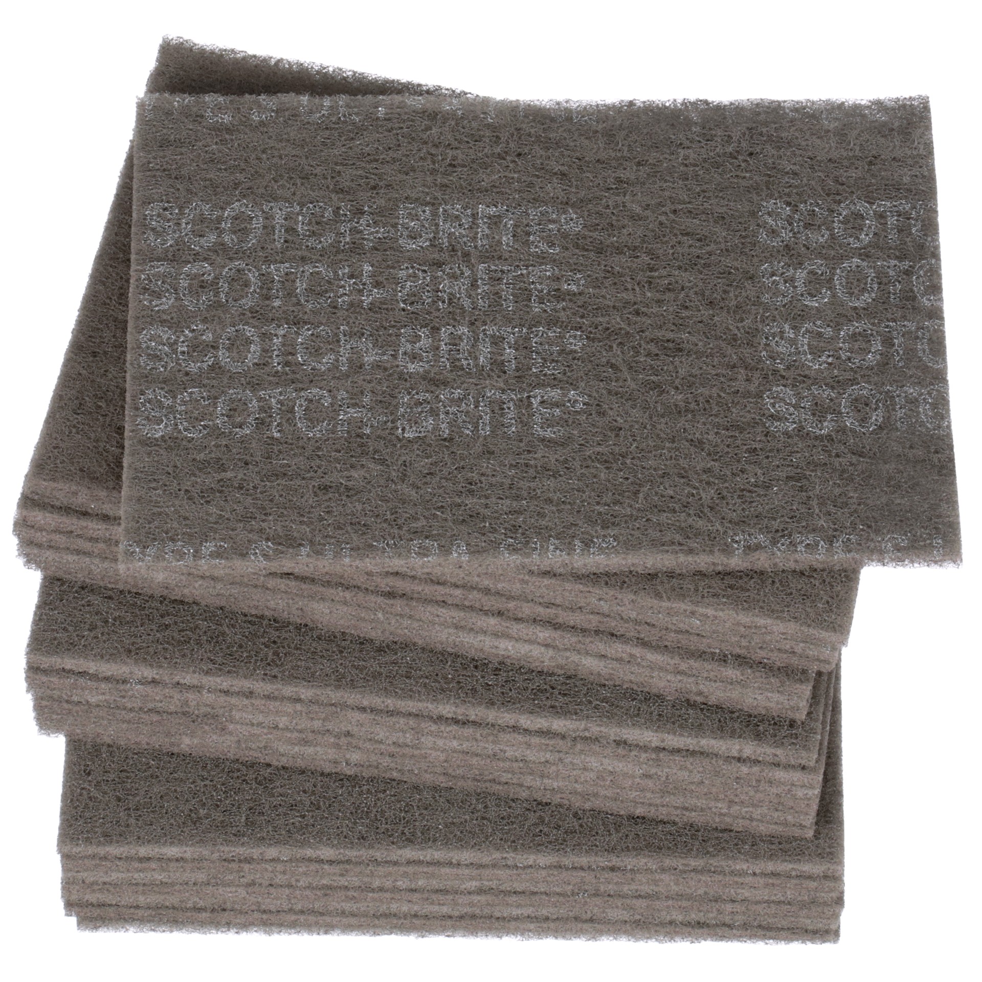 Scotch-Brite™ Hand Pad 7448, HP-HP, SiC Ultra Fine, Grey, 9 in x 6 in (22.86 cm x 15.24 cm), 20/Inner, 60/Case