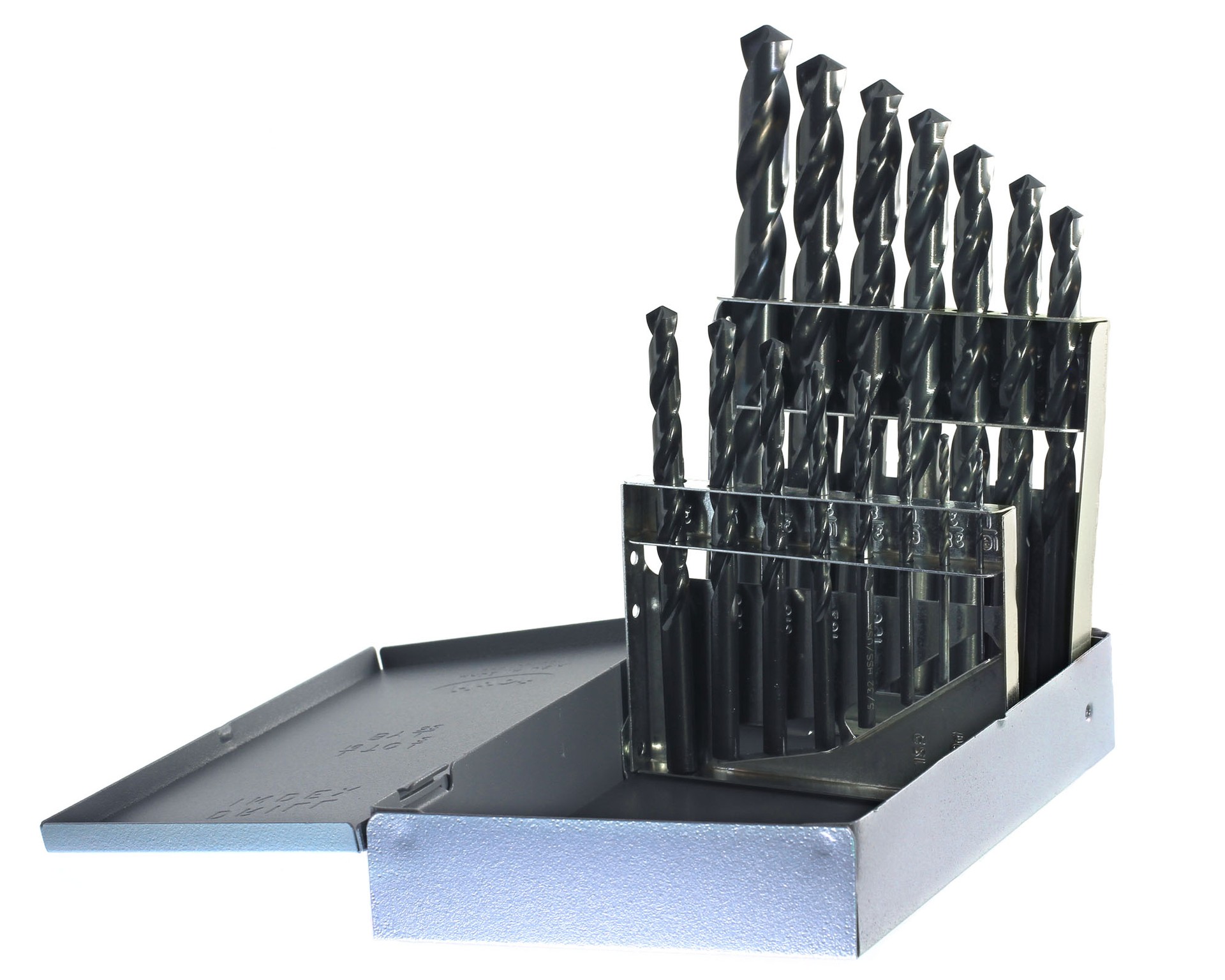 15PC DRILL BIT SET 1/16-1/2 BY 32NDS -