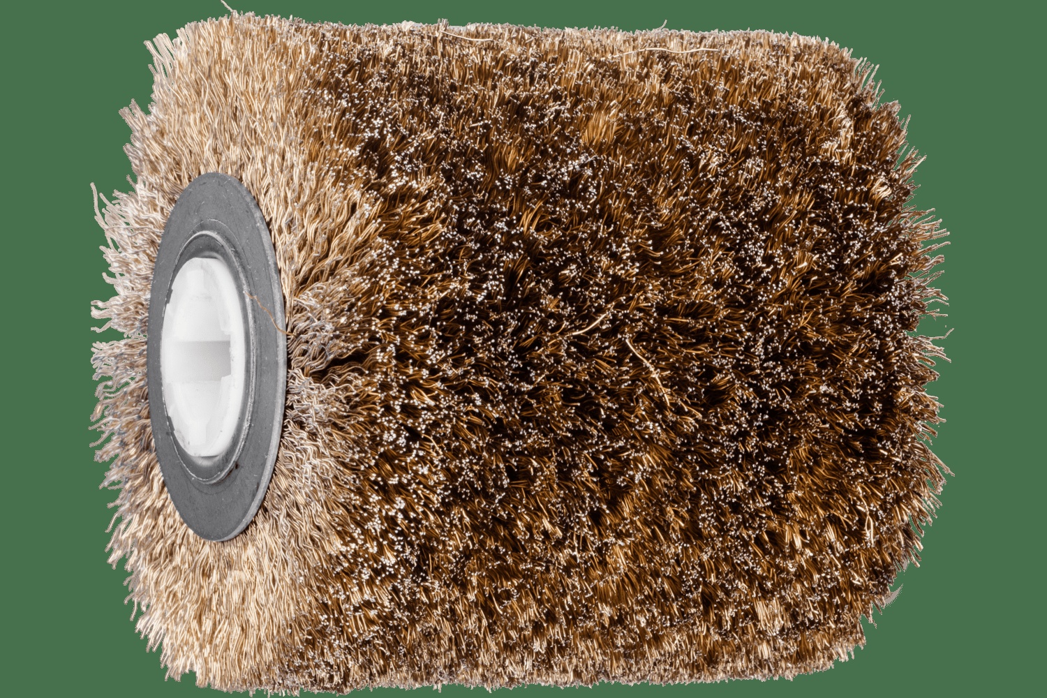 PFERD TOOLS Brosse tambour 4" Diam. x 4" Wide .010 Acier au carbone 3/4" Carré Drive